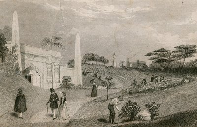 مدخل إلى Catacombe ، Highgate Cemetery ، لندن بواسطة مدرسة اللغة الإنجليزية