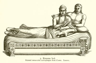 سرير Etruscan بواسطة مدرسة اللغة الإنجليزية