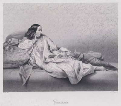 Eustasia (engraving) بواسطة مدرسة اللغة الإنجليزية