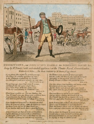 المعارض ، أو John Lumps Ramble إلى Somerset House ، إلخ بواسطة مدرسة اللغة الإنجليزية