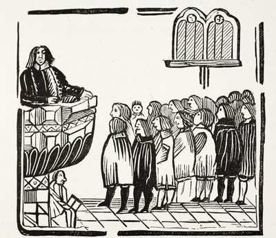 أبعد ، وأكثر تحذيرات رهيبة من الله ، توضيح من كتب الفصل الثاني عشر للكاتب جون أشتون ، حانة. 1882 بواسطة مدرسة اللغة الإنجليزية