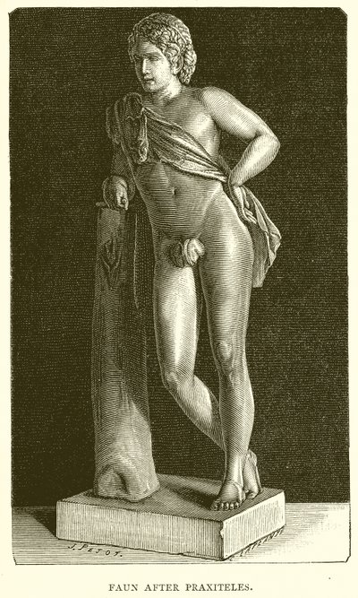 Faun بعد Praxiteles بواسطة مدرسة اللغة الإنجليزية