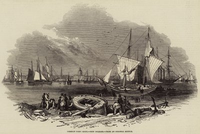 Foreign Corn Ports, New Orleans (engraving) بواسطة مدرسة اللغة الإنجليزية
