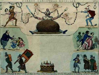 مغلف فورس كريسماس ، حانة. بواسطة السادة فورس ، حوالي 1840 (نقش ملون) بواسطة مدرسة اللغة الإنجليزية
