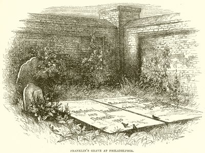 Franklins Grave في فيلادلفيا بواسطة مدرسة اللغة الإنجليزية