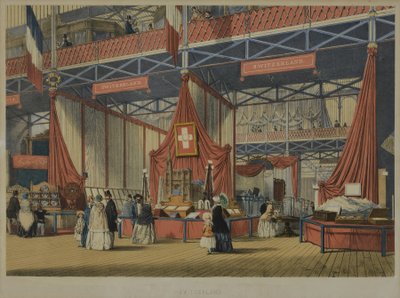 من "صور ديكنسون الشاملة للمعرض الكبير لعام 1851" ، المنشور 1854 القسم السويسري بواسطة مدرسة اللغة الإنجليزية