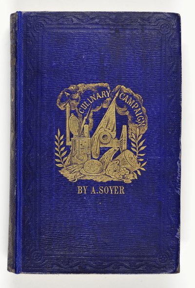 الغلاف الأمامي لحملة Soyers Culinary ، التي نشرتها G.Routeledge & Co. ، لندن ، 1857 بواسطة مدرسة اللغة الإنجليزية