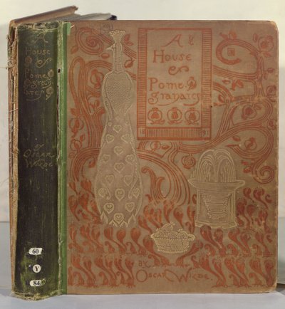 الغلاف الأمامي لبيت الرمان بواسطة أوسكار وايلد (قماش مطبوع) بواسطة مدرسة اللغة الإنجليزية