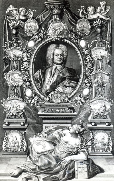 صورة في التاريخ البحري لإنجلترا بقلم توماس ليديارد ، نُشر عام 1735 بواسطة مدرسة اللغة الإنجليزية