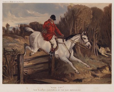 "صرخة كاملة" توم كلارك ، Huntsman of the Old Berkshire بواسطة مدرسة اللغة الإنجليزية