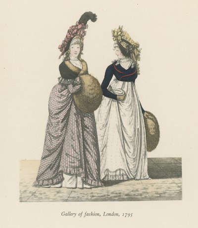 معرض للأزياء ، لندن ، 1795 بواسطة مدرسة اللغة الإنجليزية