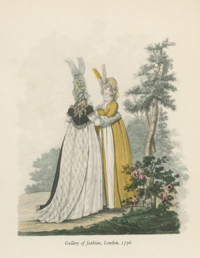 معرض للأزياء ، لندن ، 1796 بواسطة مدرسة اللغة الإنجليزية