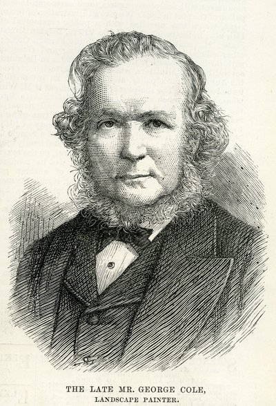 جورج كول (1810-1883) من أخبار لندن المصورة 29 سبتمبر 1883 بواسطة مدرسة اللغة الإنجليزية