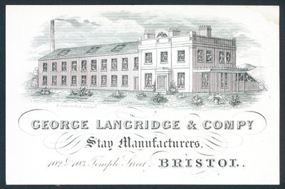 شركة George Langridge & Company ، شركات إقامة ، بطاقة تجارية بواسطة مدرسة اللغة الإنجليزية