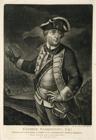 George Washington, Esqr., General and Commander in Chief of the Continental Army in America بواسطة مدرسة اللغة الإنجليزية