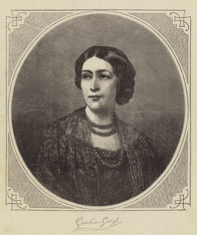 Giulia Grisi (engraving) بواسطة مدرسة اللغة الإنجليزية