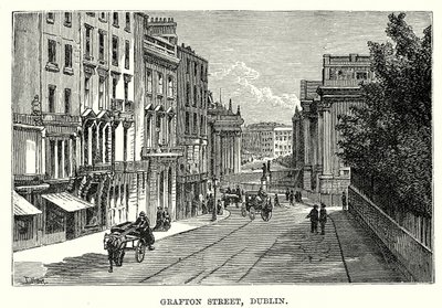 شارع جرافتون، دبلن (نقش) بواسطة مدرسة اللغة الإنجليزية