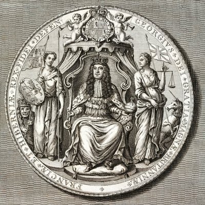 Great Seal of King George I بواسطة مدرسة اللغة الإنجليزية