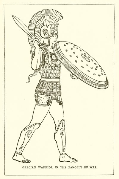 المحارب الإغريقي في Panoply of War بواسطة مدرسة اللغة الإنجليزية