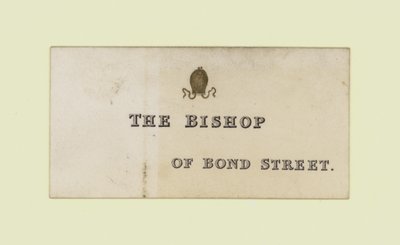 Gunsmith ، William Bishop ، البطاقة التجارية بواسطة مدرسة اللغة الإنجليزية