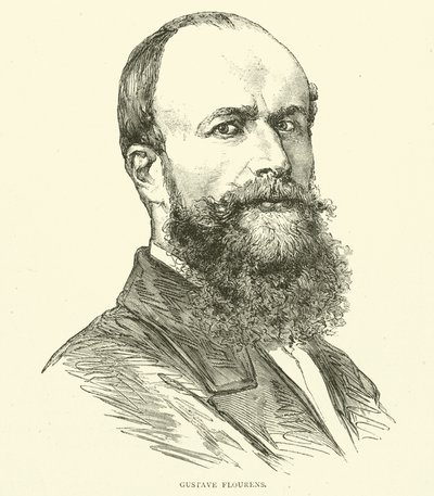 غوستاف فلورينس ، ديسمبر 1870 بواسطة مدرسة اللغة الإنجليزية