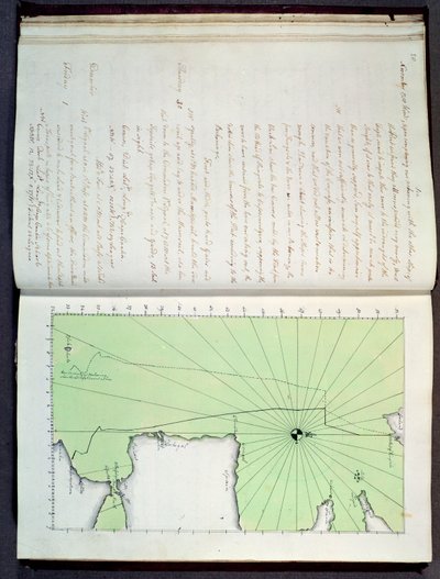 خريطة مرسومة باليد لسواحل البرتغال وإسبانيا ، 1756 (حبر على ورق) بواسطة مدرسة اللغة الإنجليزية
