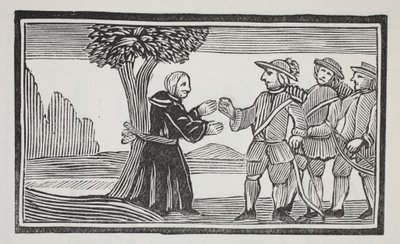 لقد ربط الاباتي بشجرة ، التوضيح من كتب الفصل الثامن عشر من قبل جون أشتون ، الحانة. 1882 بواسطة مدرسة اللغة الإنجليزية