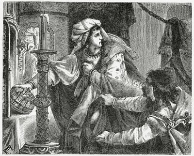 تسرق هيلين كوتانيرين تاج القديس ستيفن عام 1440 ، 1882 بواسطة مدرسة اللغة الإنجليزية
