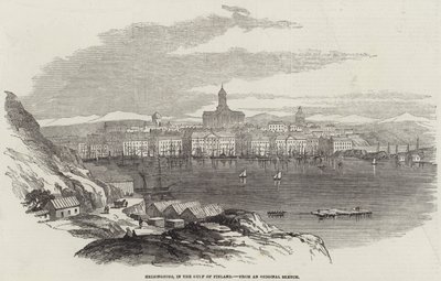 Helsingfors, in the Gulf of Finland (engraving) بواسطة مدرسة اللغة الإنجليزية