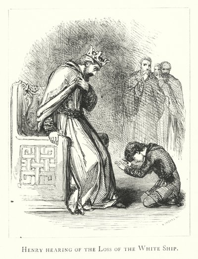 سماع هنري عن فقدان السفينة البيضاء (نقش) بواسطة مدرسة اللغة الإنجليزية