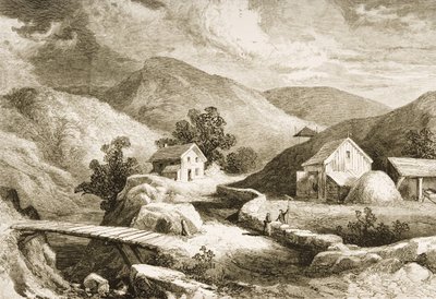 تلال نيو إنجلاند ، c.1870 ، من "الصور الأمريكية" ، نشرتها جمعية المسالك الدينية ، 1876 بواسطة مدرسة اللغة الإنجليزية