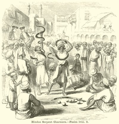Hindoo Serpent Charmers ، مزمور ، لفي ، 5 بواسطة مدرسة اللغة الإنجليزية
