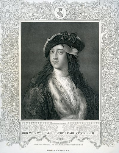 هوراشيو والبول ، إيرل الرابع لأورفورد (1717-1777) بواسطة مدرسة اللغة الإنجليزية