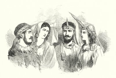Horns (engraving) بواسطة مدرسة اللغة الإنجليزية