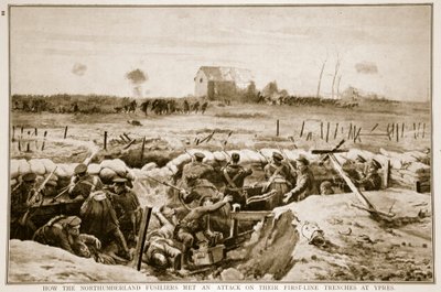 كيف اجتمع Northumberland Fusiliers بهجوم على خنادق الخط الأول في Ypres ، 1914-1919 بواسطة مدرسة اللغة الإنجليزية