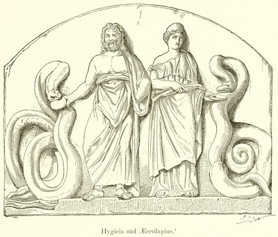 Hygieia و Aesculapius بواسطة مدرسة اللغة الإنجليزية