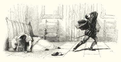 رسم توضيحي لـ Les Huguenots بواسطة Giacomo Meyerbeer (نقش) بواسطة مدرسة اللغة الإنجليزية