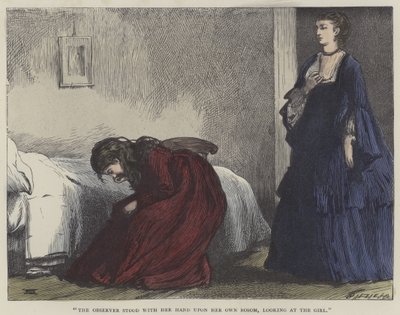 رسم توضيحي لـ Little Dorrit (نقش ملون) بواسطة مدرسة اللغة الإنجليزية