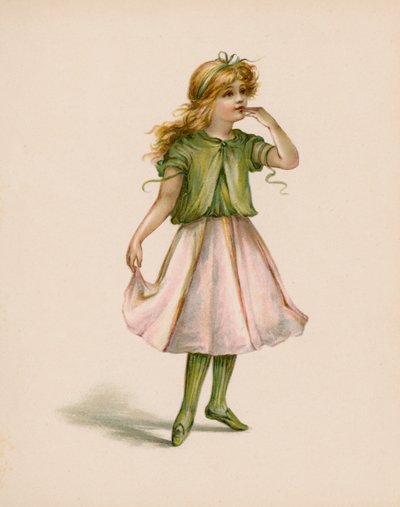 رسم توضيحي للغة الزهور (chromolitho) بواسطة مدرسة اللغة الإنجليزية