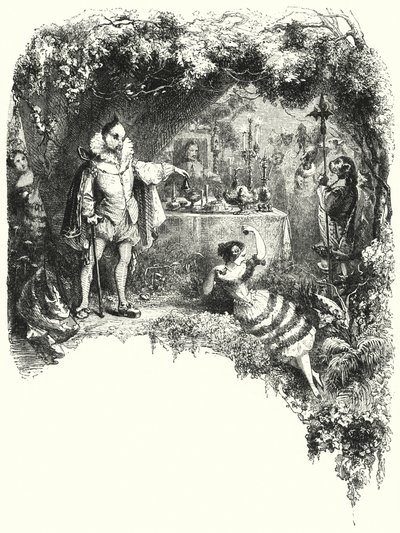 رسم توضيحي للباليه أو Le Diable boiteux أو The Devil on Two Sticks (نقش) بواسطة مدرسة اللغة الإنجليزية
