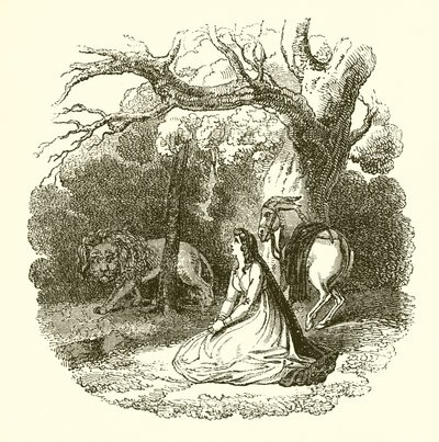 رسم توضيحي لـ Faery Queene بواسطة مدرسة اللغة الإنجليزية