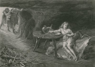 ايموجين في الكهف ، Cymbeline بواسطة مدرسة اللغة الإنجليزية