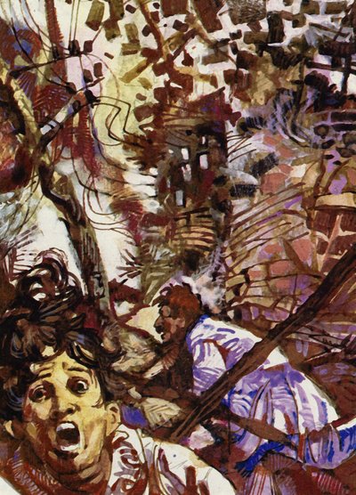 في عام 1906 ، ضرب سان فرانسيسكو زلزال بواسطة مدرسة اللغة الإنجليزية