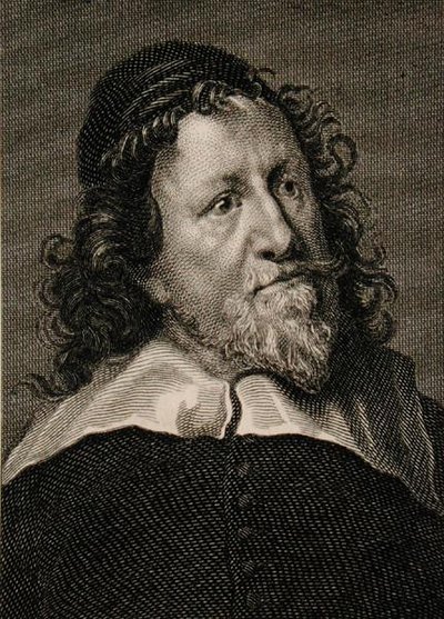 إنيجو جونز (1573-1652) (نقش) بواسطة مدرسة اللغة الإنجليزية