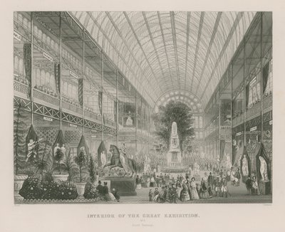 داخل المعرض الكبير ، 1851 ، جنوب ترانسبت بواسطة مدرسة اللغة الإنجليزية