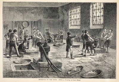 داخل النعناع ، من رسم حوالي عام 1820 بواسطة مدرسة اللغة الإنجليزية