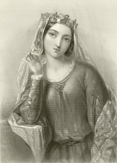 إيزابيلا أنجوليم ، ملكة الملك جون بواسطة مدرسة اللغة الإنجليزية