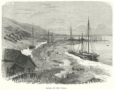 إساديج، على نهر الفولغا (نقش) بواسطة مدرسة اللغة الإنجليزية