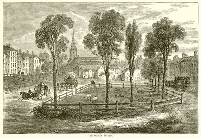 Islington في عام 1780 بواسطة English School