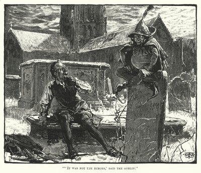 It was not the Echoes, said the Goblin (engraving) بواسطة مدرسة اللغة الإنجليزية